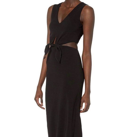 Nicole miller black evening gown - Picture 1 of 5